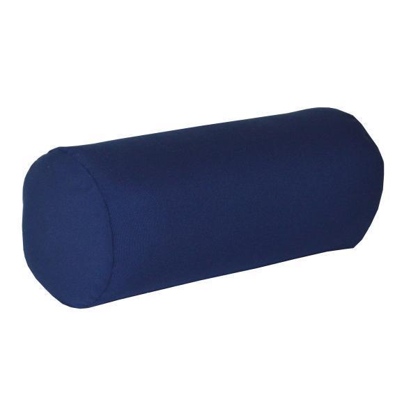 Outdoor Bolster Pillow Cushions &amp; Pillows 7"X18" / Navy Blue / outdoor bolster pillows