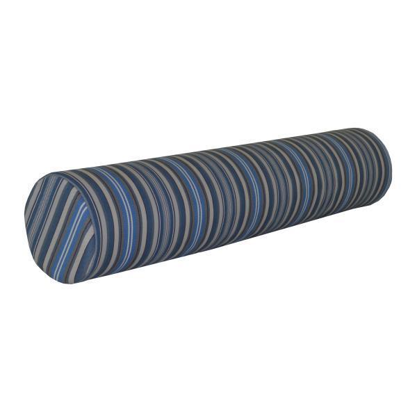 Outdoor Bolster Pillow Cushions &amp; Pillows 7"X36" / Blue Stripe / outdoor bolster pillows