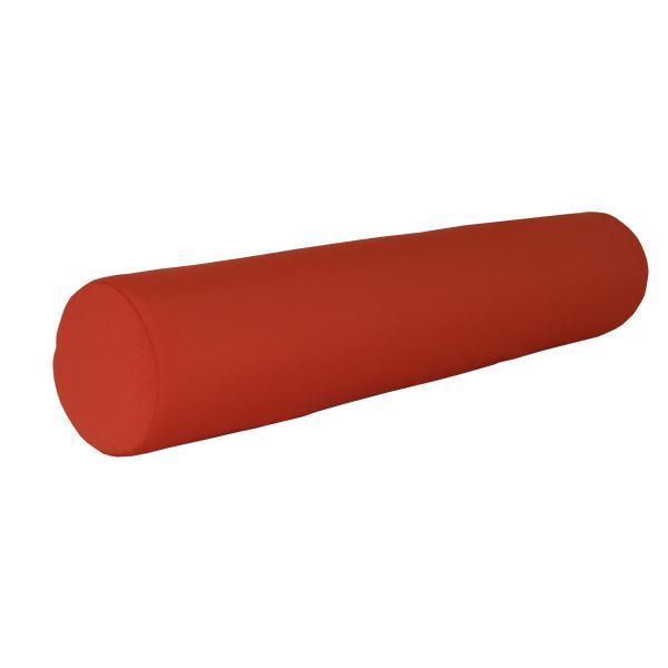 Outdoor Bolster Pillow Cushions &amp; Pillows 7"X36" / Red / outdoor bolster pillows