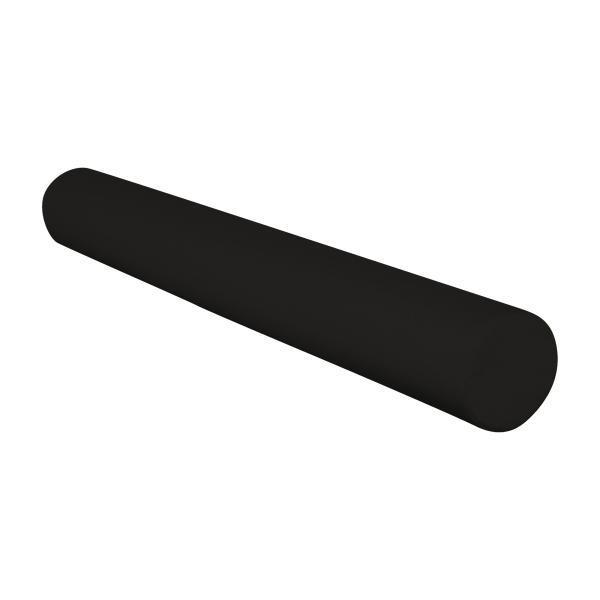 Outdoor Bolster Pillow Cushions &amp; Pillows 7"X52" / Black
