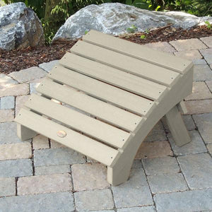 Outdoor Folding Adirondack Ottoman Patio Chair