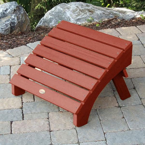 Outdoor Folding Adirondack Ottoman Patio Chair