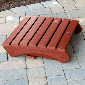 Outdoor Folding Adirondack Ottoman Patio Chair