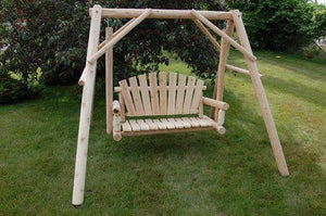 Outdoor Lawn Swing A-Frame Porch Swing
