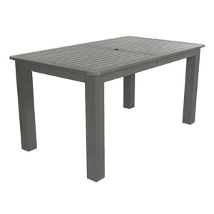 Outdoor Rectangular Counter Height Dining Table Dining Table 42" x 72" / Coastal Teak