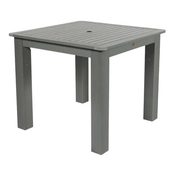Outdoor Square Counter Dining Table Dining Table Coastal Teak