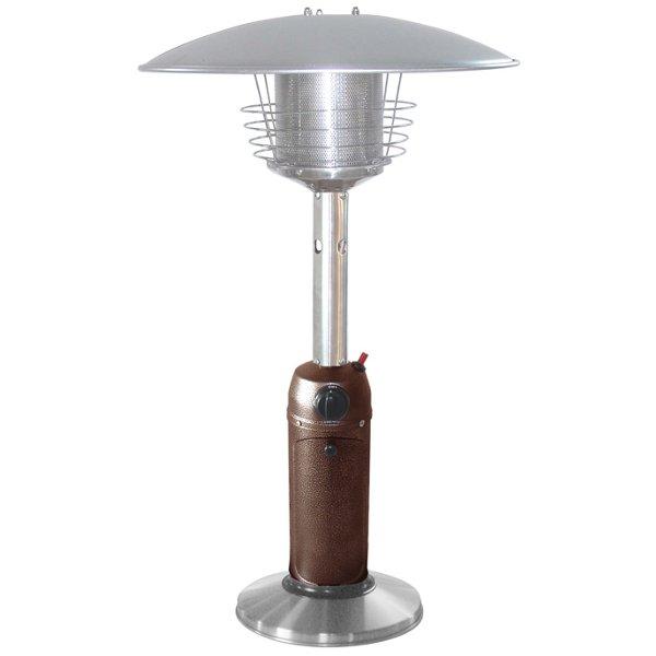 Outdoor Tabletop Patio Heater - Hammered Bronze & Stainless Steel Finish Patio Heater