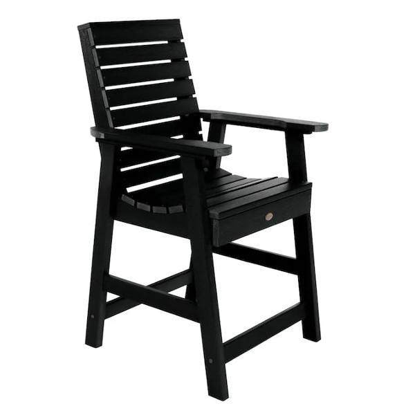 Outdoor Weatherly 3pc Round Counter Height Dining Set Dining Set