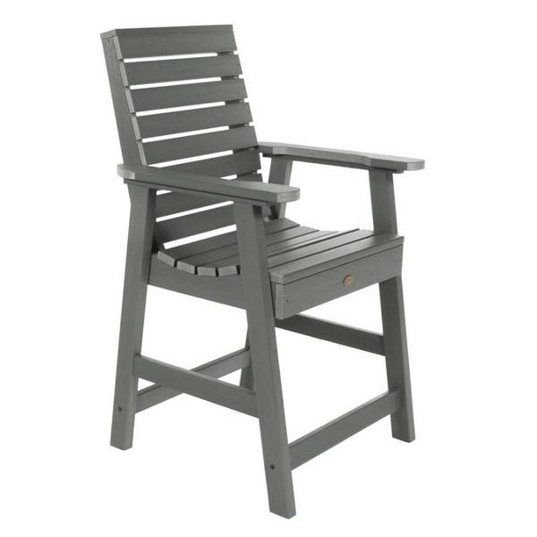 Outdoor Weatherly 3pc Round Counter Height Dining Set Dining Set
