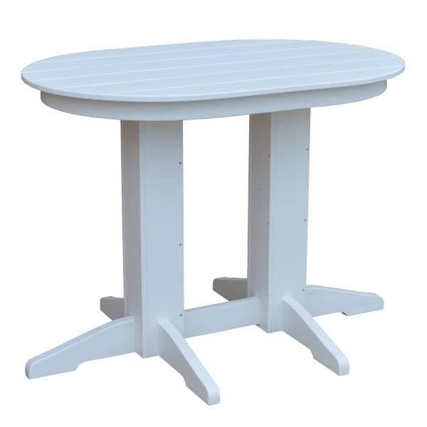 Oval Counter Table Dining Table