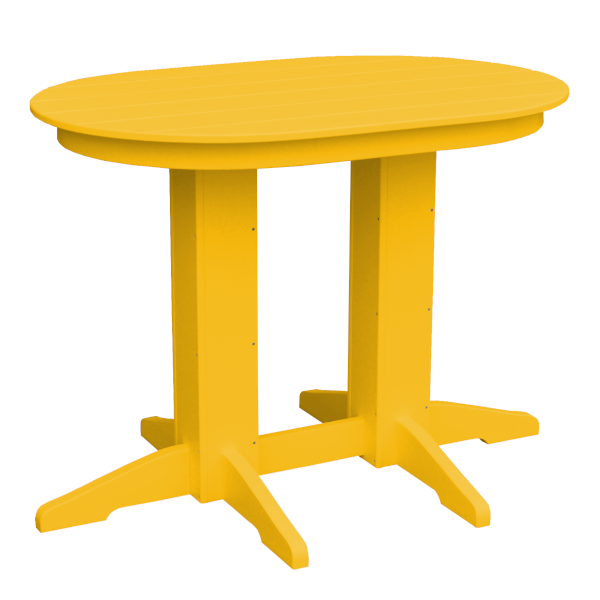 Oval Counter Table Dining Table