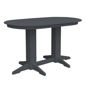 Oval Counter Table Dining Table