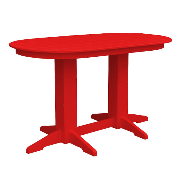 Oval Counter Table Dining Table