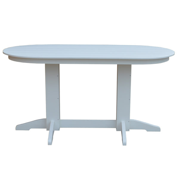 Oval Counter Table Dining Table
