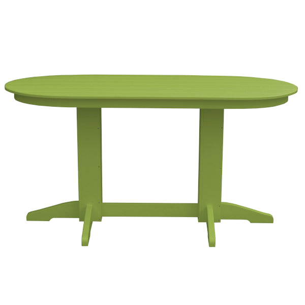 Oval Counter Table Dining Table
