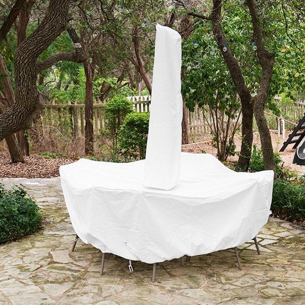 Oval/Rectangle Dining Set Cover w/Umbrella Hole Cover