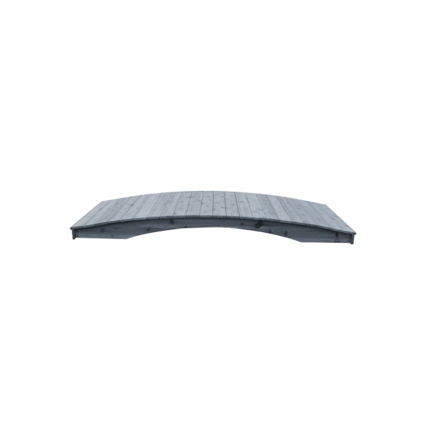 Plank Garden Bridge Bridge 4'  x  10' / Gray Stain