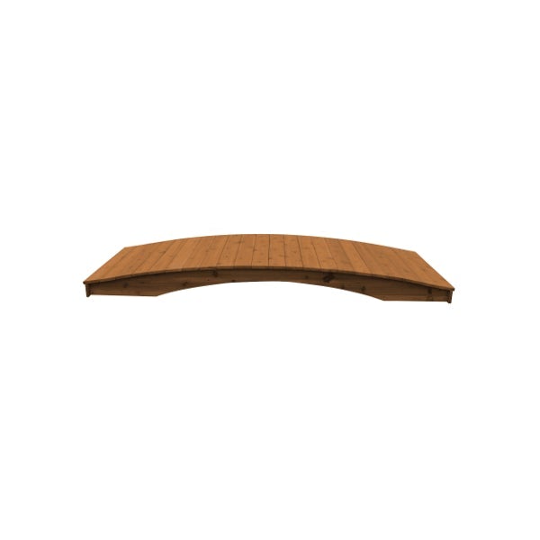 Plank Garden Bridge Bridge 4'  x  10' / Oak Stain