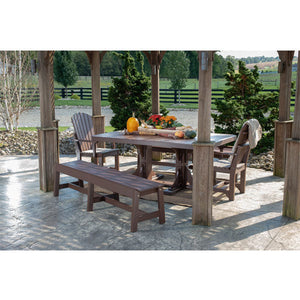 Poly 4ft x 6ft Rectangular Table Bar Height