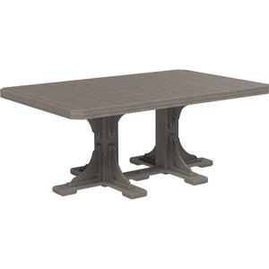 Poly 4ft x 6ft Rectangular Table Bar Height