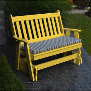 Poly Traditional English Glider Outdoor Glider