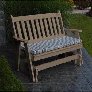Poly Traditional English Glider Outdoor Glider