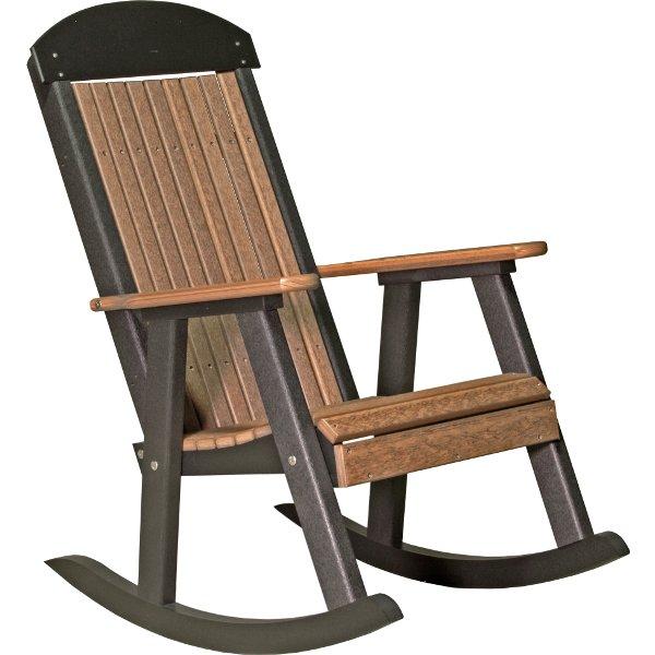 Porch Rocker Rocker Chair Antique Mahogany &amp; Black