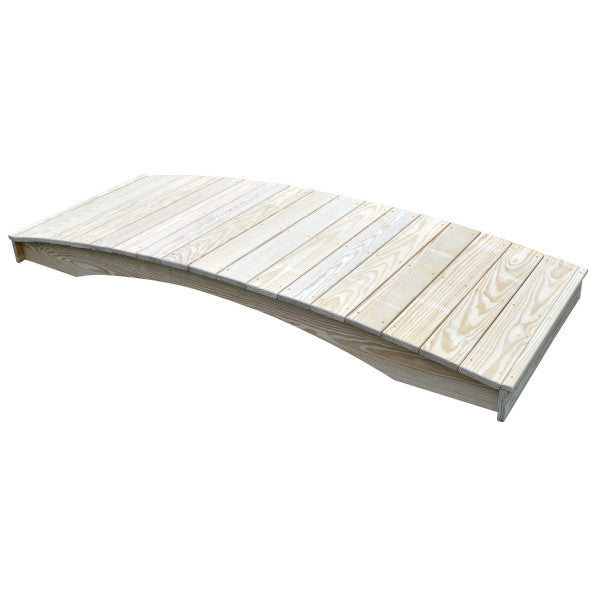 Pressure Treated Pine Plank Garden Bridge Garden Bridge 3' x 8' / Unfinished
