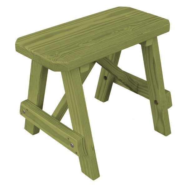 Pressure Treated Pine Traditional Bench Picnic Benches 2ft / Linden Leaf Stain