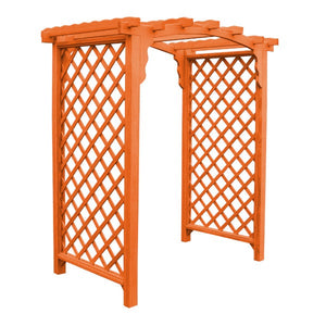 Pressure Treated Yellow Pine Jamesport Arbor Porch Swing Stand 5ft / Redwood Stain