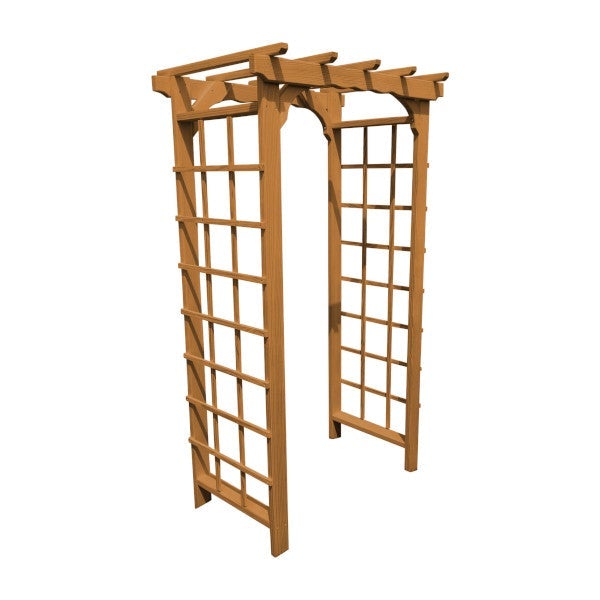 Pressure Treated Yellow Pine Morgan Arbor Porch Swing Stand 3ft / Oak Stain