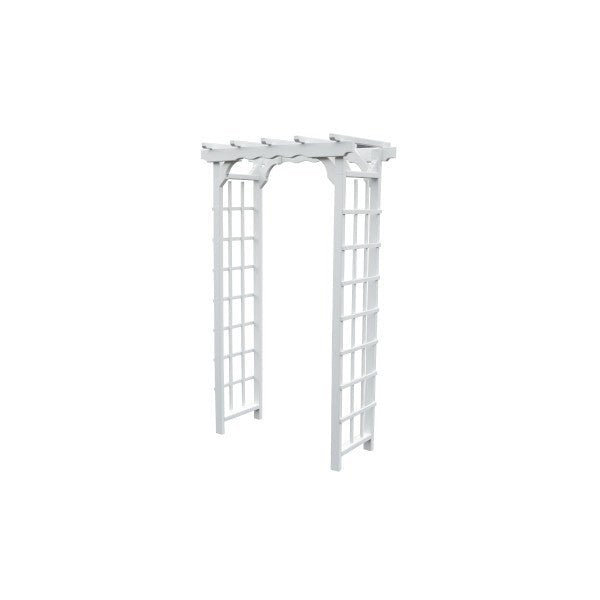Pressure Treated Yellow Pine Morgan Arbor Porch Swing Stand 3ft / White Paint