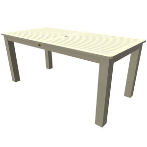 Rectangular Counter Table Dining Table 42" x 84" Table / Whitewash