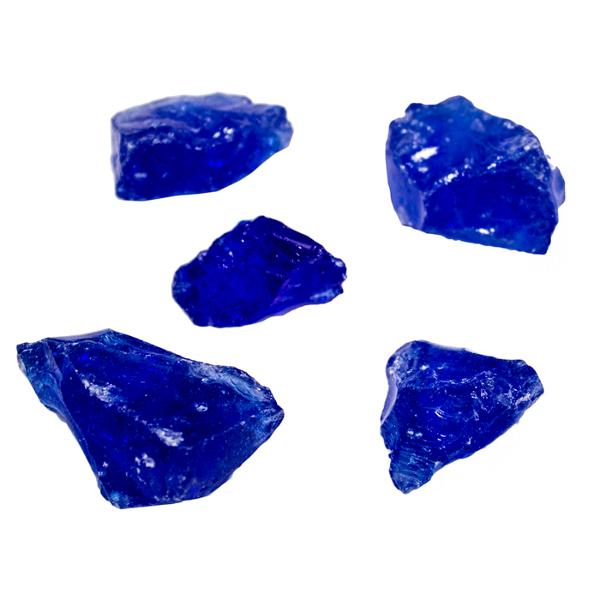 Recycled Fire Glass Fire Glass Ocean Blue