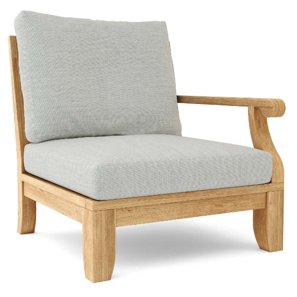 Riviera Luxe Deep Seating Left Modular Armchair Outdoor Chair