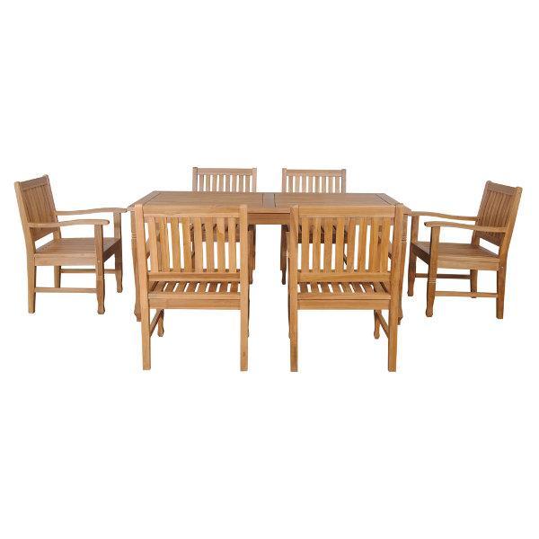 Rockford 7-Pieces Dining Set - The Charming Bench Company