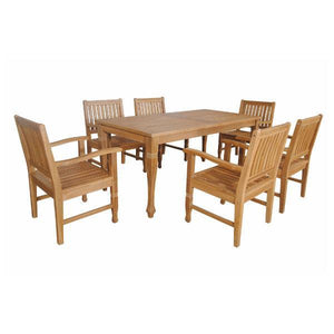 Rockford 7-Pieces Dining Set - The Charming Bench Company