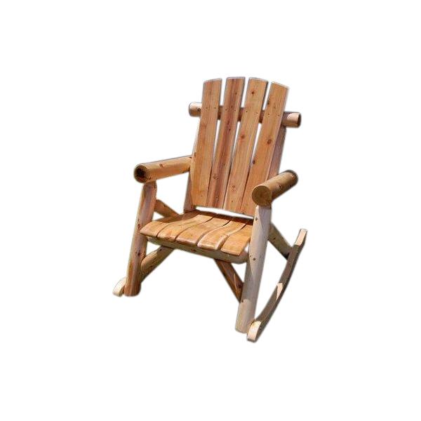 Rustic Cedar Log Rocker M-1700 - The Charming Bench Company