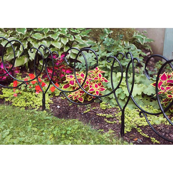 Scroll Border Fence Section Pack of 4 Fence Section