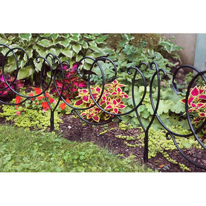 Scroll Border Fence Section Pack of 4 Fence Section