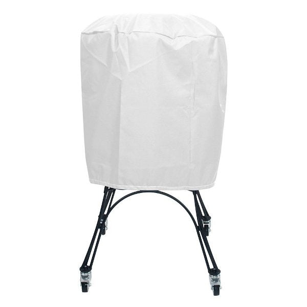 Smoker Grill Cover Outdoor Grill Covers 22" Diameter x 33" H / White