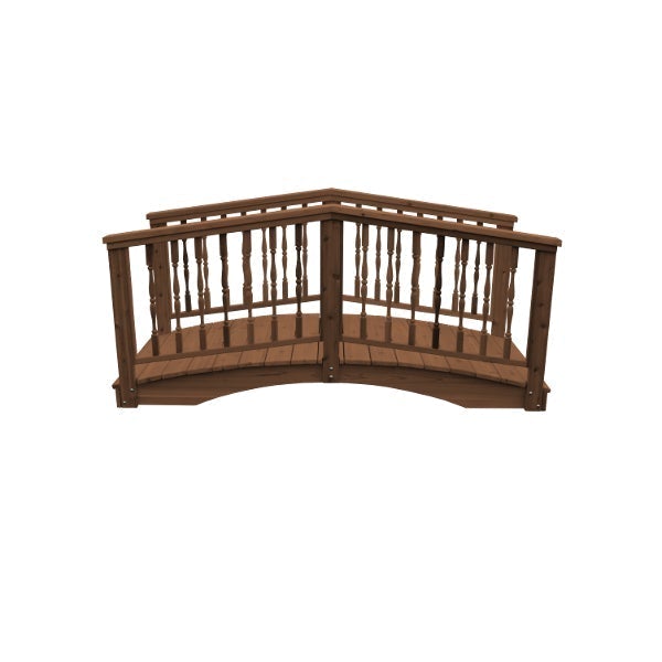 Spindle Bridge Garden Bridge 3' x 8' / Mashroom