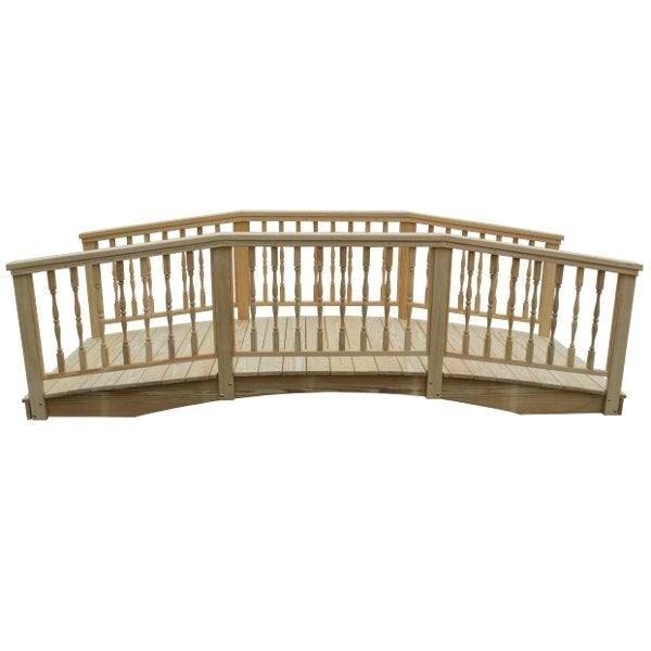 Spindle Bridge Garden Bridge 4' x 12' / Unfinished