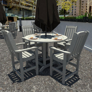 Springville 5pc Round Counter Dining Set Dining Set