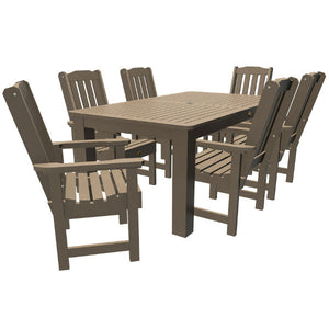 Springville 7pc Dining Set Dining Set 42x72 / Woodland Brown