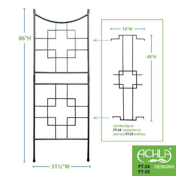 Square-On-Squares Garden Trellis Garden Trellis