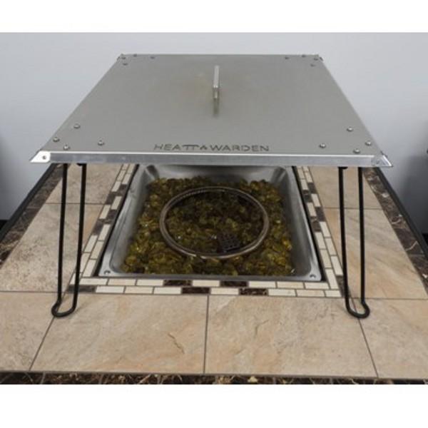 Stainless Steel Heat Deflector Fire Pit Fire Pits