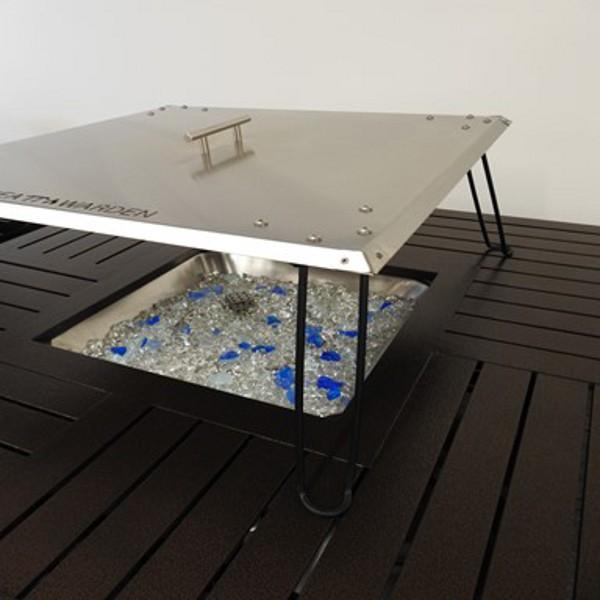 Stainless Steel Heat Deflector Fire Pit Fire Pits