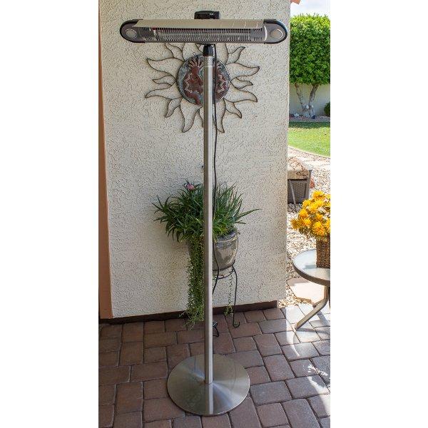 Tall Adjustable Infrared Heat Lamp with LED lights Heat Lamp