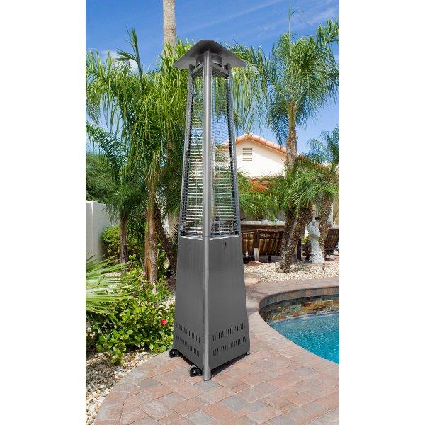 Tall Commercial Triangle Glass Tube Patio Heater Patio Heater